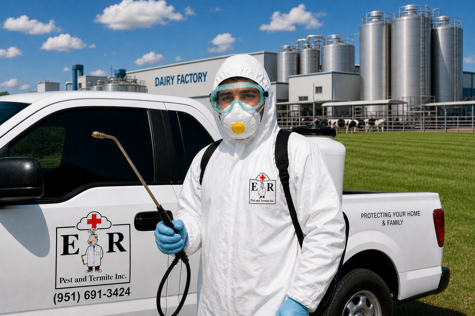 Pesticide control by ER Pest and Termite in CA